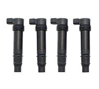 Amrxuts Lot de 4 bobines d'allumage pour moto F6T570 F6T560 21171-0029 - Convient pour Kawasaki ZX-6R NINJA ZX636 ZX600 ZX6R ZXR9F ZX R9F 636 2003-2016