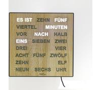 AMS 1237 Horloge numérique à mots allemands Affichage LED