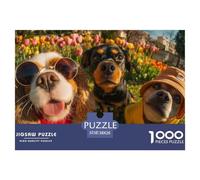 AMS_2023_64029_Three_Energetic_Dogs_One_Fluffy_Cavalier_King_Ch_cebdcada-3db3-4ea8-8131-8850b82887a5 Pièces en Carton Solides Idéal pour Entraîner La Pensée Logique, La Mémoire Et La Concentration PE