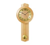 AMS 5165/16 Horloge murale radiofréquence avec pendule bois aulne pendule