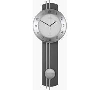 AMS 5266A Pendule moderne analogique avec chiffres arabes Anthracite