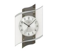 AMS 5519 Horloge murale radioélectrique analogique structure fossile avec verre moderne
