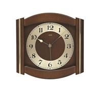 AMS 5822/1 Horloge murale radiofréquence analogique bois couleur noyer