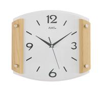 AMS Horloge murale radio, mouvement radio, 30x26x5cm, 5938/18