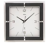 AMS Horloge murale radio, mouvement radio, 30x30x4cm, 5855