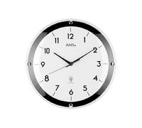 AMS Horloge murale radio, mouvement radio, D31x4cm, 5906