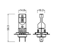 ams-OSRAM Ampoule, Projecteur Longue Portée 64210DWESY2-2HB pour Renault, Saab