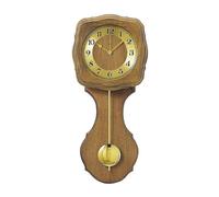 AMS Pendule radiopilotée avec sonnerie, mouvement de pendule radiopilotée 4/4 Westminster/BimBam sonnerie. Arrêt automatique la nuit., 26x58x10cm, 5162/4