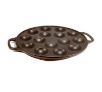 AMS Poffertjespfanne Noir 23 cm Poêle en fonte de fer soirée Nonstick à induction