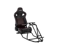 Amstrad AMS-Racing-Pro Siège de simulateur Course avec Support pour Volant & Levier de Vitesse - Confort Baquet et Châssis Acier