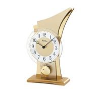 AMS T1137 Quartz Horloge de Table à Pendule Bois Multicolore 33 x 26 x 16 cm