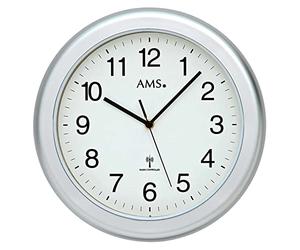 AMS Uhrenfabrik F5956 Coque en Plastique Horloge, Argent