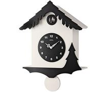 AMS w7391 Pendule à Quartz, Bois, Multicolore, 41 x 35 x 17 cm