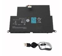 amsahr 42T4932-05 Ersatz Batterie für Lenovo 42T4932, 42T4933, 42T4934, 42T4935, 42T4976, 42T4984 (14.8V, 44Wh), Umfassen Mini Optische Maus schwarz