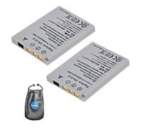 amsahr Batterie pour Appareil Photo numérique et caméscope Nikon en EL8 Coolpix P1, S1, S9 Pack-2, avec Pochette d'accessoires pour Objectif