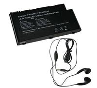 Amsahr BP105-H-03 12 cellules 6600mAh Batterie de Remplacement pour pc Portables Fujitsu BP105