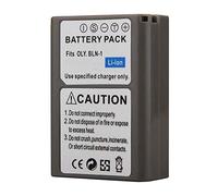 Amsahr BT-OLYPSBLN1-1CT Numérique Remplacement Caméra/Caméscope Batterie pour Olympus Bln-1/Om-D/E-M5 Gris