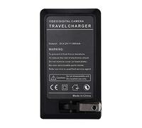 Amsahr CH-PANBLE9-1CT Numérique Remplacement Caméra/Caméscope Mini Batterie Voyage Chargeur pour Panasonic Ble9/Dmw-Ble9/Dmw-Blg10 Gris