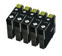 Amsahr E-T1591 Cartouches d'encre remanufacturées pour Epson Stylus Phot T1591 R2000-5 Cartouches d'encre Noires