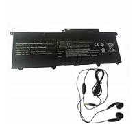 amsahr PLXN4AR-03 Ersatz Batterie für Samsung AA-PBXN4AR, AAPLXN4AR (7.5V, 44Wh, 5880mAh) Umfassen Stereo Ohrhörer schwarz