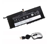 amsahr SB10F46467-05 Ersatz Batterie für Lenovo SB10F46467, 00HW029, 01AV409 (15.2V, 52Wh), Umfassen Mini Optische Maus schwarz