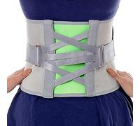 Amsahr Spandex Paire de Support pour Bas du Dos pour Soulager Douleur de Colonne Vertébrale Confortable en Nylon Taille Grand 1 Unité