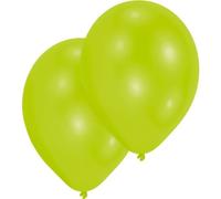 Amscan 10 ballons en latex vert lime