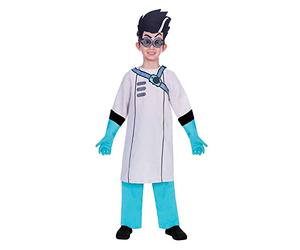 amscan 10132457 - Costume pour enfant PJ Masks Romeo, 5-6 ans, Blanc/Turquoise