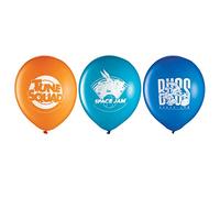 Amscan 112766 Space Jam Lot de 6 ballons en latex Multicolore 30 cm