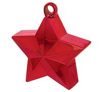 Amscan 117800-07 - Poids pour ballon étoile rouge - 150 g