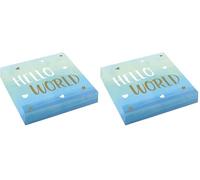 amscan 16 serviettes Oh Baby Boy (Lot de 2)