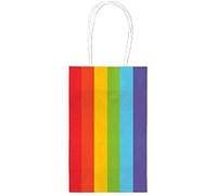 amscan 162500-90 Sac Cadeau pour fête Motif bébé Arc-en-Ciel 20,3 x 12,7 x 8,9 cm