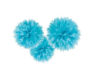 Amscan 18055-54-55 40 cm des Caraïbes Papier Fluffy Décorations