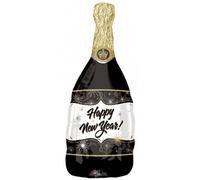 amscan® 1843501 Ballon en plastique Bouteille de champagne pour le Nouvel An - 36 x 91 cm