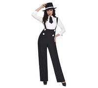 amscan - 1920's Lady Gangster Suit & Hat Fancy Dress Costume - UK Size: 8-26