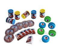 Amscan 24 jouets Miraculous Ladybug Idéal garnir pinata cadeaux anniversaire enfant, Mixtes