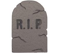 amscan 241254 - Décoration Halloween RIP Gris Tombstone Party - 31 cm