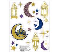 Amscan 242168 Décoration pour fenêtre d'Eid 30 x 43 cm
