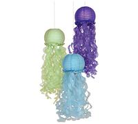 Amscan lampions Souhaits de sirène 24,1 cm 3 pièces Blauw