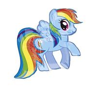 Amscan 2646701 - Super Shape Ballon en plastique My Little Pony, taille 71 x 68 cm, volume 40 litres, ballon hélium, 28"