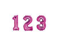 amscan® 2828101 Ballon XXL chiffre 3 - rose