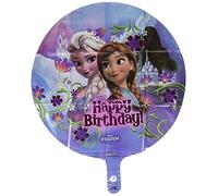 Amscan 2900901 - Ballon standard Frozen Happy Birthday, diamètre environ 43 cm, ballon hélium, anniversaire, décoration