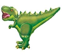 ballon aluminium figurine dinosaure t-rex 91x76cm vert - 3225101
