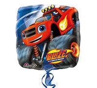 amscan 3228001 Blaze and the Monster Machines Ballon en aluminium carré - 1 pièce