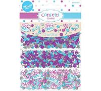 Amscan 361573 Lot de 3 Pack de confettis avec Inscription Girl Or Boy 34 g