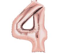 amscan 3621501 S/Forme: 4 Or Rose