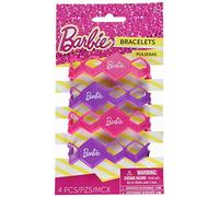 Amscan - 396205-55 - 4 Bracelets Barbie Sparkle