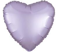 amscan lilas pastel Anniversary Ballon en aluminium satiné motif en forme de cœur - 1 pièce, 39905-02, grand