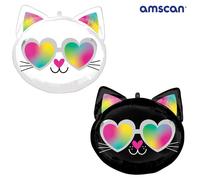 Amscan 4157401, Ballon-jouet, Feuille d'aluminium, Rond, 43 cm, 5 pcs