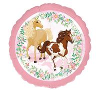 Amscan 4325175 Ballon en aluminium standard en forme de cheval, environ 43 cm, cadeau d'anniversaire, décoration, ballon à l'hélium, cadeau